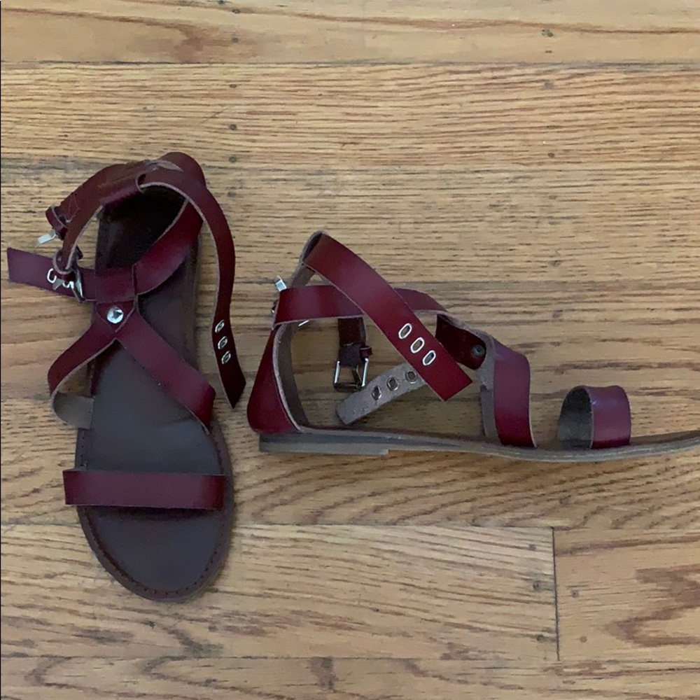 American Eagle Leather Sandals